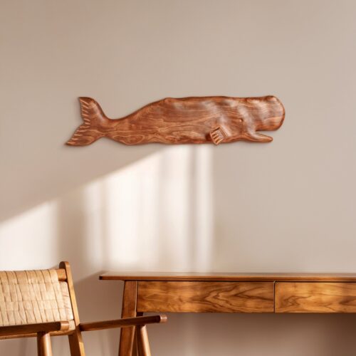 Hand Carved Teak Wall Art - Silent Giant